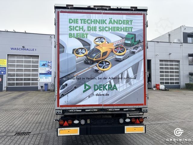 Open semitrailer with tarp KÖGEL SN24, Alu, Liftachse, Lenkachse, Coil, SAF