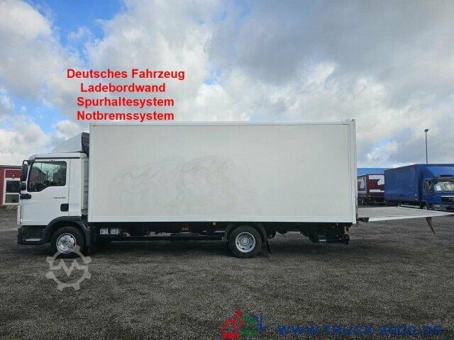 Transporter mit Koffer MAN TGL 8.180 Koffer 6050 mm LBW Palfinger 1000 Kg