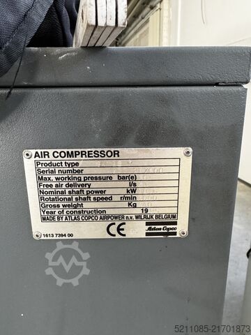 Piston compressor Atlas Copco GA18 P