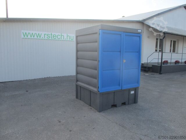 Shelf sump, drip tray, pallet sump DENIOS Auffangpalette Poly safe (3560)