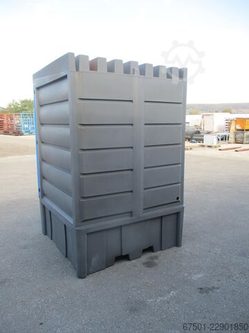Shelf sump, drip tray, pallet sump DENIOS Auffangpalette Poly safe (3560)