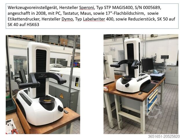 Werkzeugvoreinstellgerät Speroni Werkzeugvoreinstellgerät