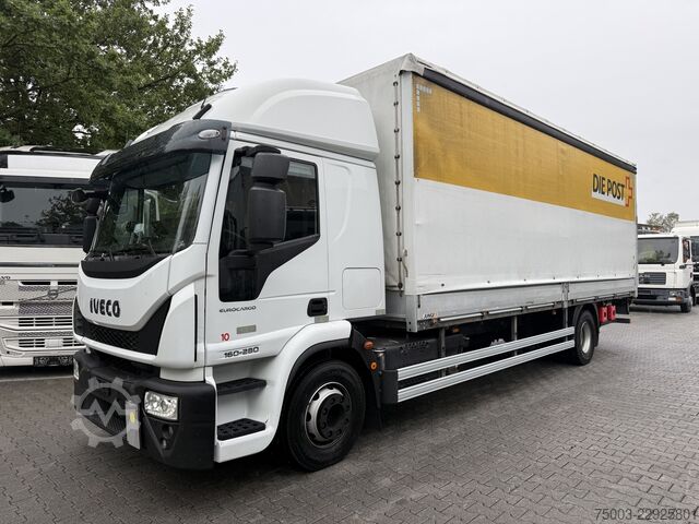 Flatbed truck with tarp Iveco Eurocargo 160-280
