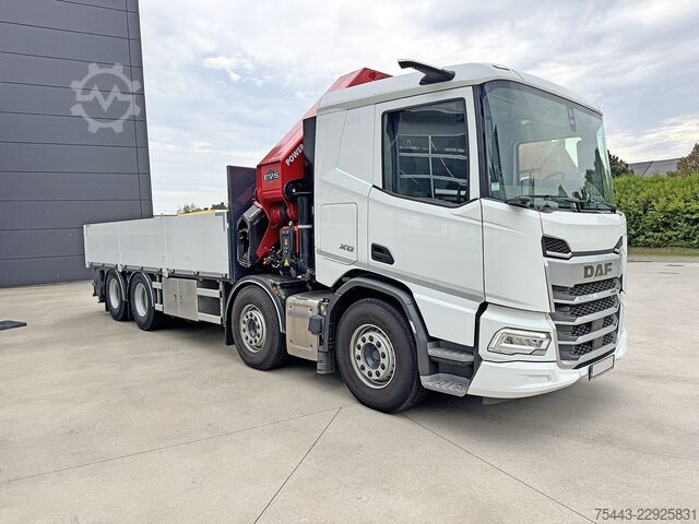 Crane truck DAF XD 450 FAD 8x4 -OCC402  TraXon - MX-Engine brak...