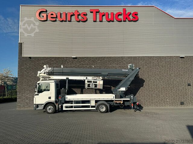 Crane truck MAN TGL 7.180 4X2 BB BOCKER AK37/4000 + JIB MONTAGE...