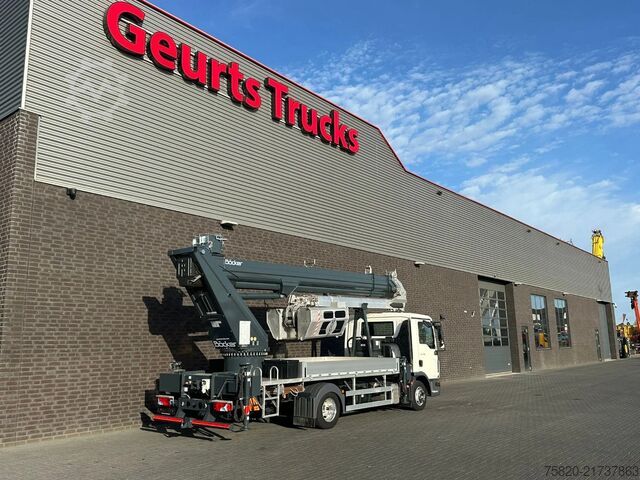 Crane truck MAN TGL 7.180 4X2 BB BOCKER AK37/4000 + JIB MONTAGE...