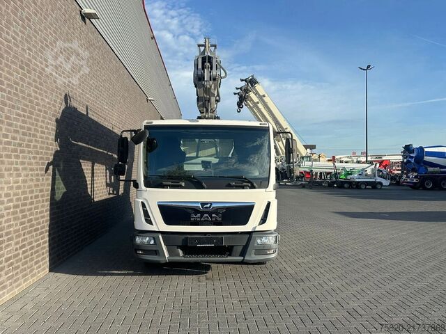 Crane truck MAN TGL 7.180 4X2 BB BOCKER AK37/4000 + JIB MONTAGE...