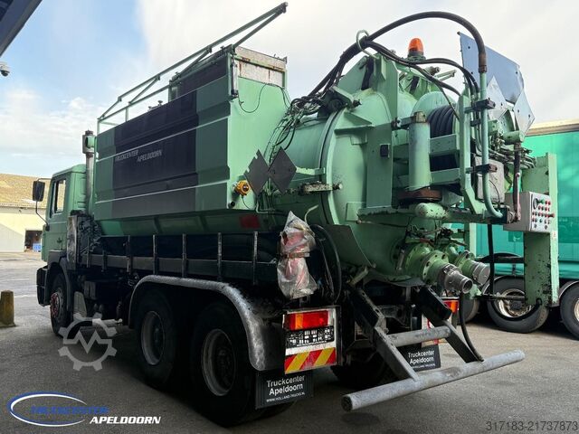 Vacuum truck MAN 33.364 6x4 Big axles, Steel springs, Manuel, St...