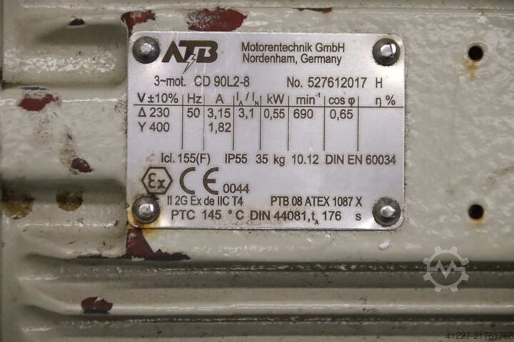 Elektromotor 0,55 kW 690 U/min ATB CD 90L2-8  Ex-geschützt