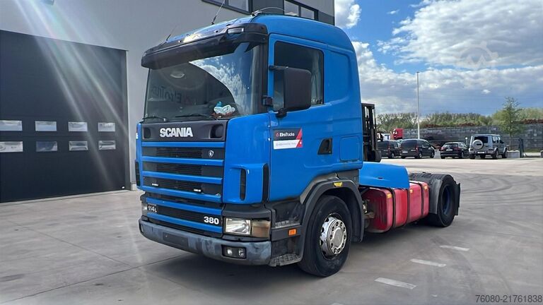 Standard tractor Scania 114 - 380 (FOR PARTS / ENGINE GEARBOX RUNNING /...