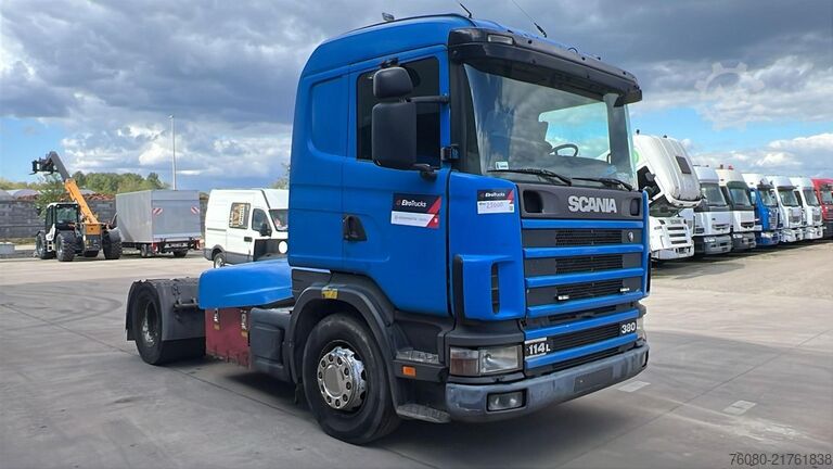 Standard tractor Scania 114 - 380 (FOR PARTS / ENGINE GEARBOX RUNNING /...