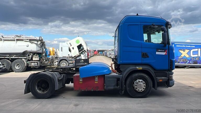 Standard tractor Scania 114 - 380 (FOR PARTS / ENGINE GEARBOX RUNNING /...