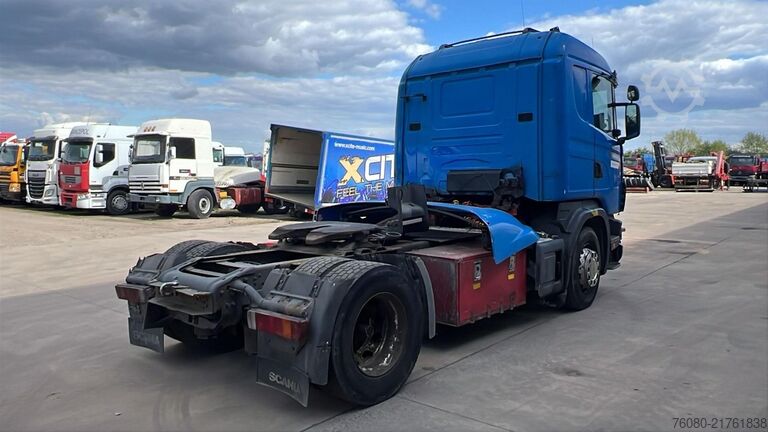 Standard tractor Scania 114 - 380 (FOR PARTS / ENGINE GEARBOX RUNNING /...