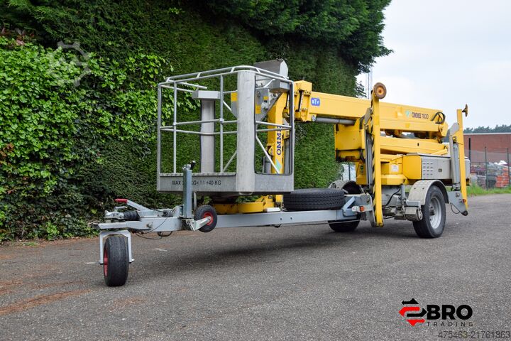 Trailer-mounted aerial work platform + Self-propelled Ommelift 1830 EBZX Aanhangerhoogwerker