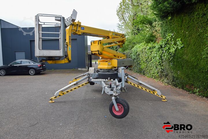 Trailer-mounted aerial work platform + Self-propelled Ommelift 1830 EBZX Aanhangerhoogwerker