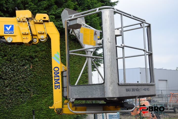 Trailer-mounted aerial work platform + Self-propelled Ommelift 1830 EBZX Aanhangerhoogwerker