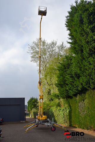 Trailer-mounted aerial work platform + Self-propelled Ommelift 1830 EBZX Aanhangerhoogwerker