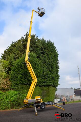 Trailer-mounted aerial work platform + Self-propelled Ommelift 1830 EBZX Aanhangerhoogwerker