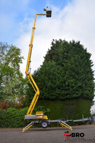 Trailer-mounted aerial work platform + Self-propelled Ommelift 1830 EBZX Aanhangerhoogwerker