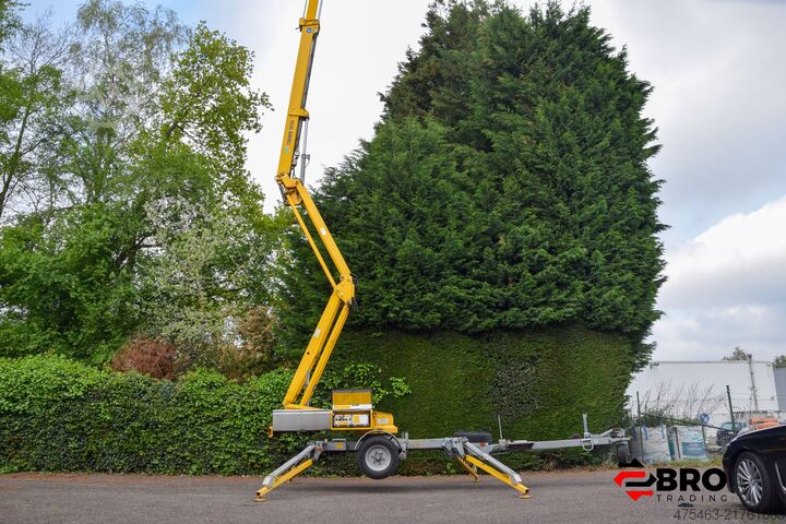 Trailer-mounted aerial work platform + Self-propelled Ommelift 1830 EBZX Aanhangerhoogwerker