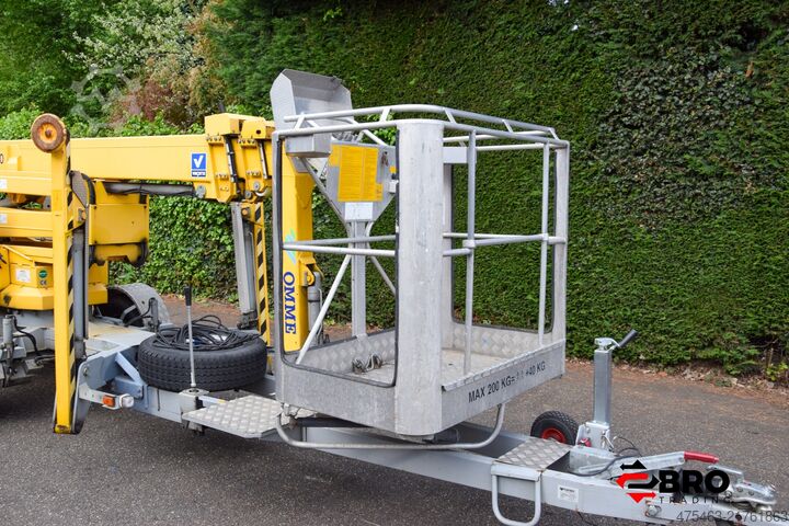 Trailer-mounted aerial work platform + Self-propelled Ommelift 1830 EBZX Aanhangerhoogwerker