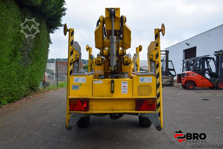 Trailer-mounted aerial work platform + Self-propelled Ommelift 1830 EBZX Aanhangerhoogwerker
