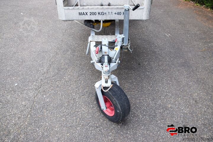 Trailer-mounted aerial work platform + Self-propelled Ommelift 1830 EBZX Aanhangerhoogwerker