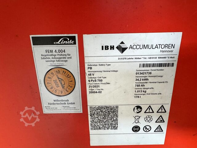 21/2021 Service + UVV 09/2027 15.008 Stu Linde E16L