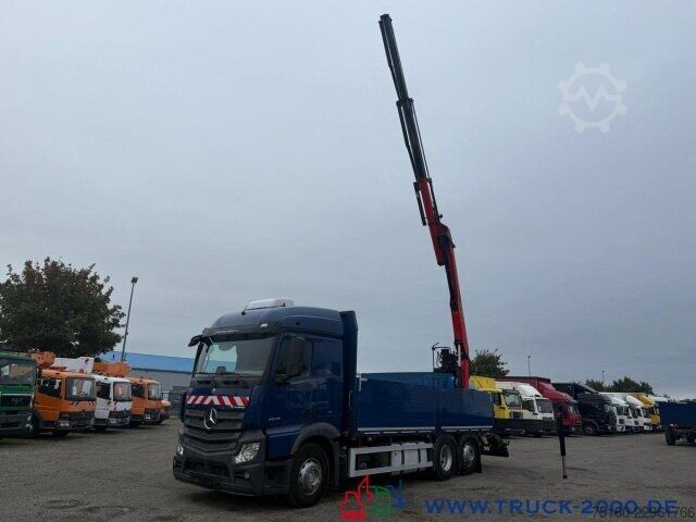 Flatbed truck Mercedes-Benz Actros 2643 StreamSpace Kran Palfinger PK20.501L