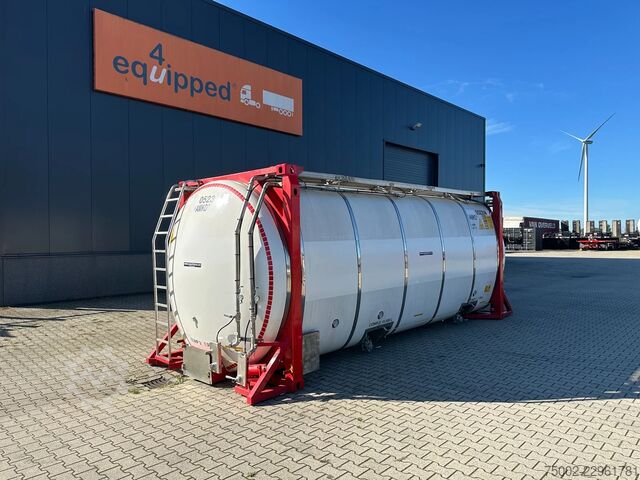 Tank container Van Hool 20FT SWAP BODY / 30.600L / 3 comp (7.500L + 15...