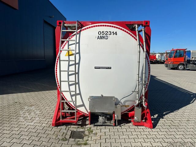 Tank container Van Hool 20FT SWAP BODY / 30.600L / 3 comp (7.500L + 15...