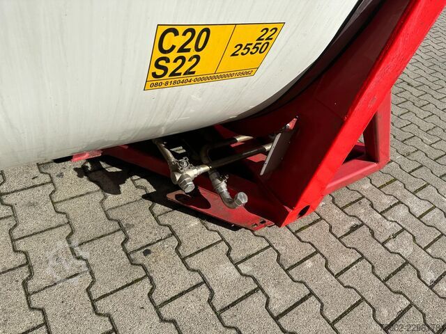 Tank container Van Hool 20FT SWAP BODY / 30.600L / 3 comp (7.500L + 15...