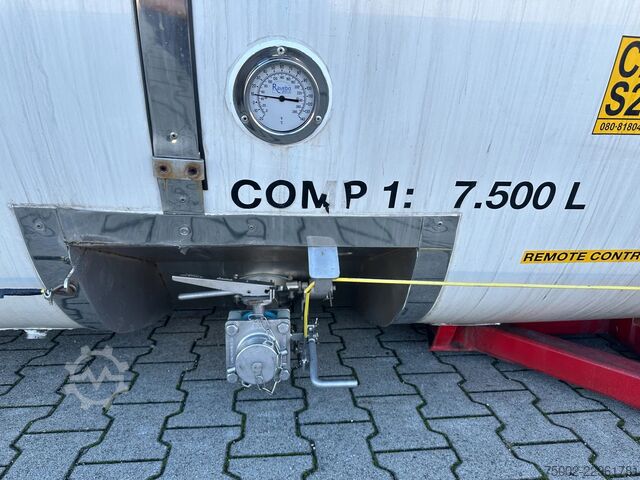 Tank container Van Hool 20FT SWAP BODY / 30.600L / 3 comp (7.500L + 15...