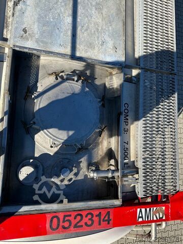 Tank container Van Hool 20FT SWAP BODY / 30.600L / 3 comp (7.500L + 15...