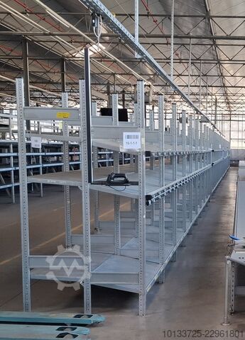 Shelf rack with inclined shelf SSI Schäfer R3000