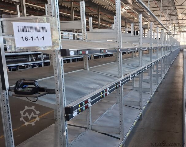 Shelf rack with inclined shelf SSI Schäfer R3000