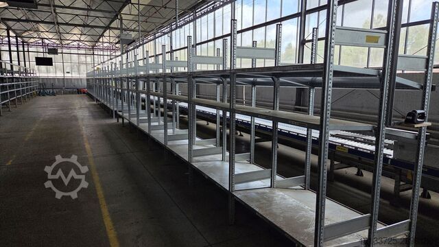 Shelf rack with inclined shelf SSI Schäfer R3000