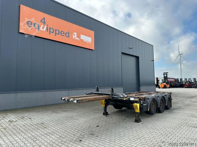 Container transportation D-TEC FLEXITRAILER TRACTION / ADR / SAF + discbrakes ...