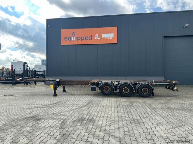 Container transportation D-TEC FLEXITRAILER TRACTION / ADR / SAF + discbrakes ...