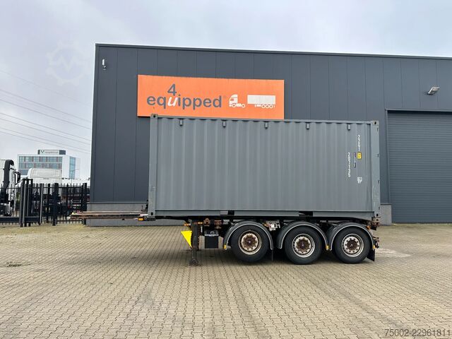 Container transportation D-TEC FLEXITRAILER TRACTION / ADR / SAF + discbrakes ...