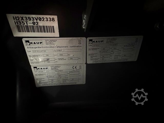 2019, UVV inspection valid until 05/2027, 14,081 operating hours Linde H35T