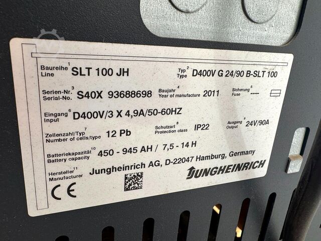 03/2024 serviced + UVV valid until 06/2027 Jungheinrich EFG115