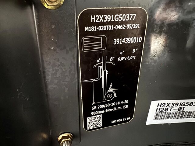 016 UVV 09/2027 6.836 Stunden Linde H20T