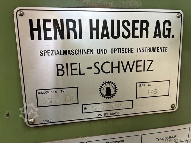 Jig grinding machine Hauser 3SM-DR