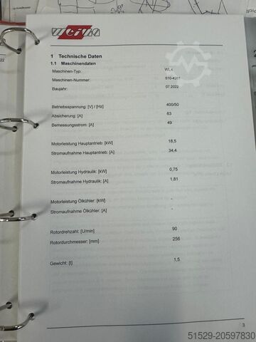 Wood chipper Weima WL4