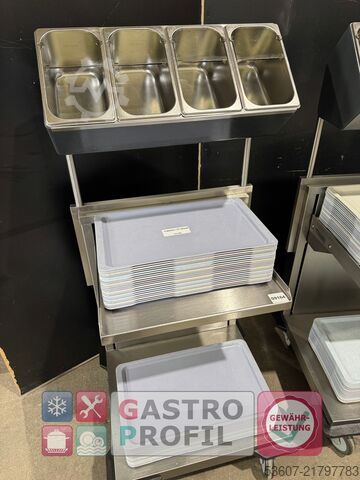 Besteck-und Tablettwagen Rieber POS-SV1/1