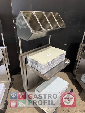 Besteck-und Tablettwagen Rieber POS-SV1/1