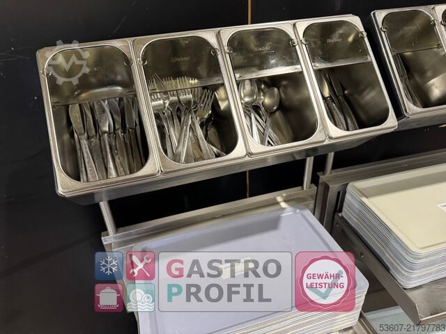 Besteck-und Tablettwagen Rieber POS-SV1/1