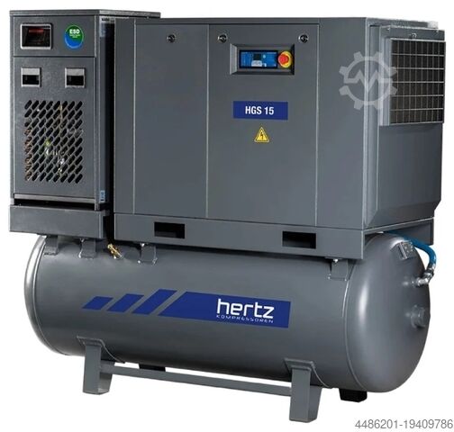 Screw compressor (15 kW) Hertz HGS F 15 Kompakt