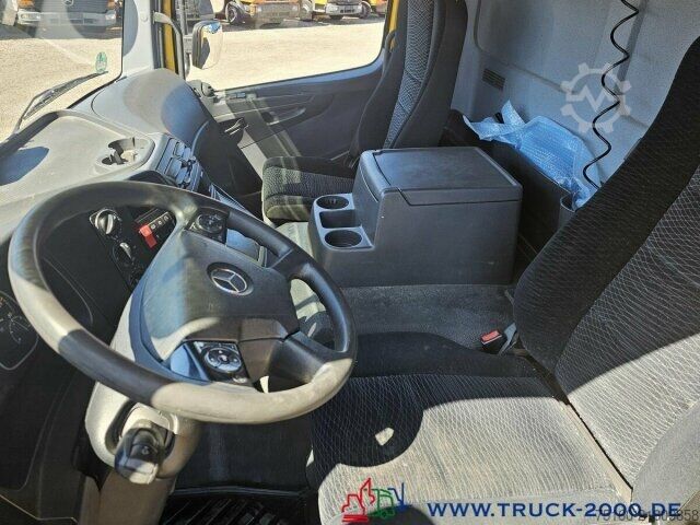 Flatbed truck with tarp Mercedes-Benz Atego 1227 Plane Spriegel LBW BÄR 1.500 Kg + AHK